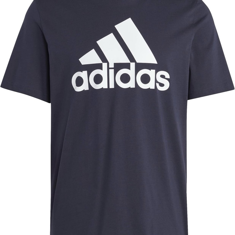 Adidas Men's Navy Short Sleeve Tee - Picture 1 of 3